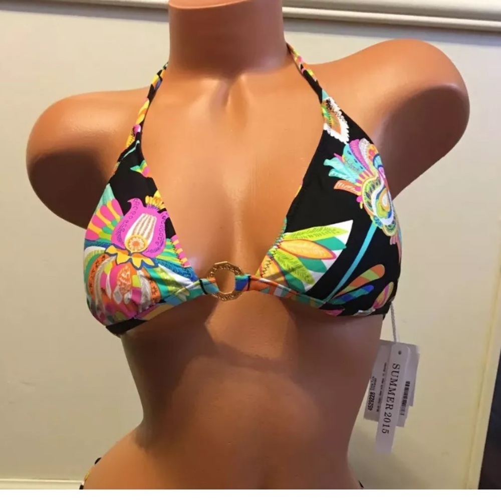 NWT Trina Turk String Bikini Triangle Top Size 2